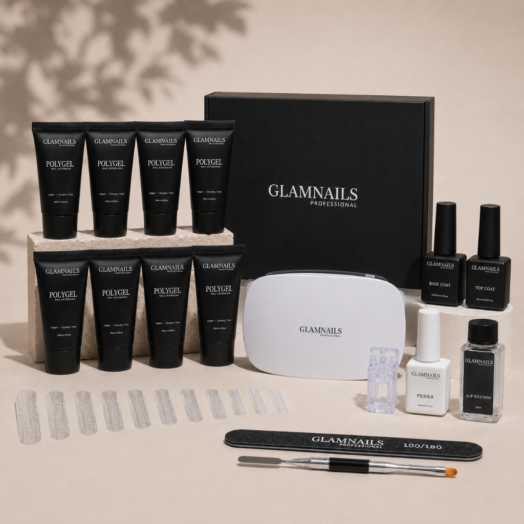 Polygel Starterset | 3+3 Gratis Kleuren GlamnailsprofessionalÂ