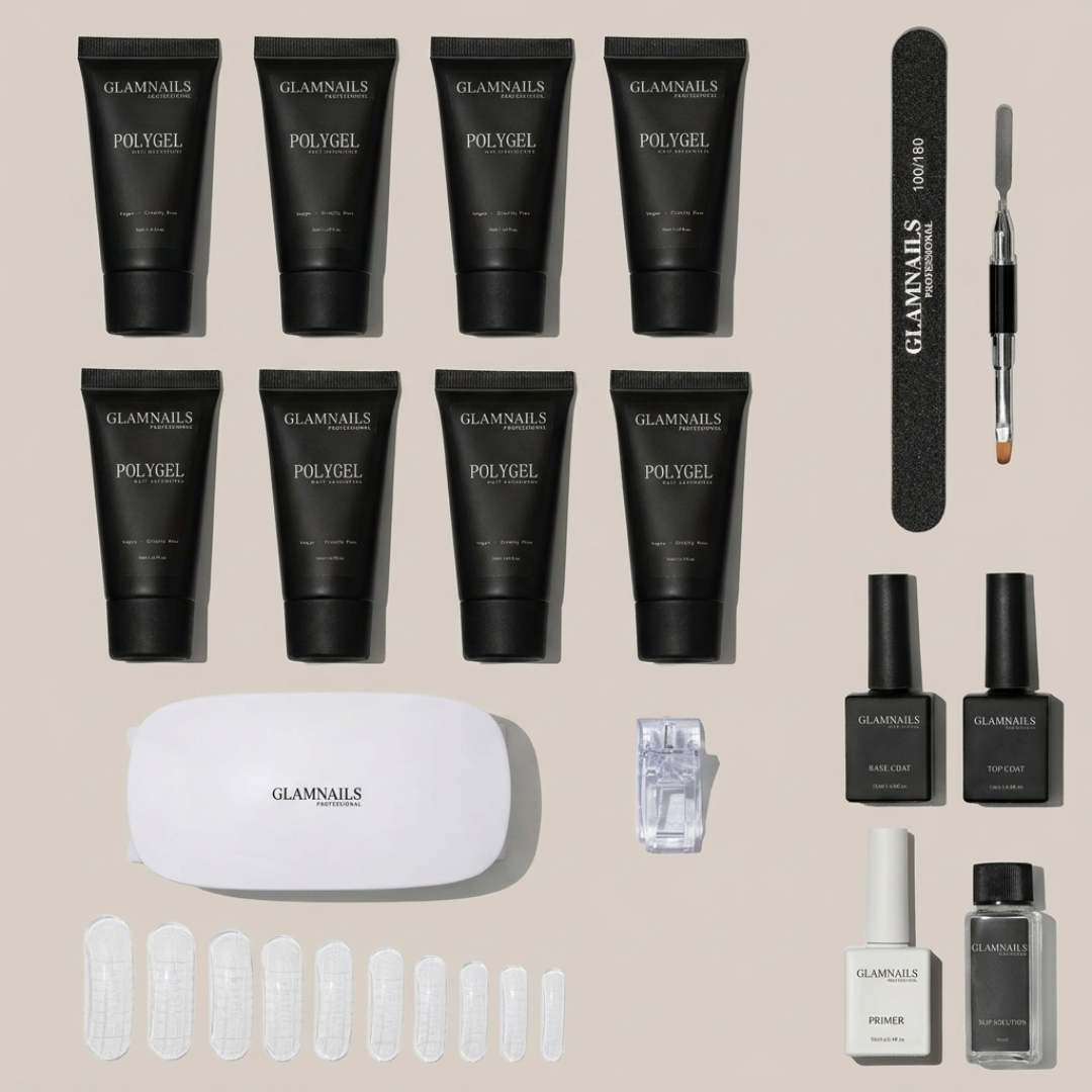 Polygel Starterset | 4+4 Gratis Kleuren GlamnailsprofessionalÂ
