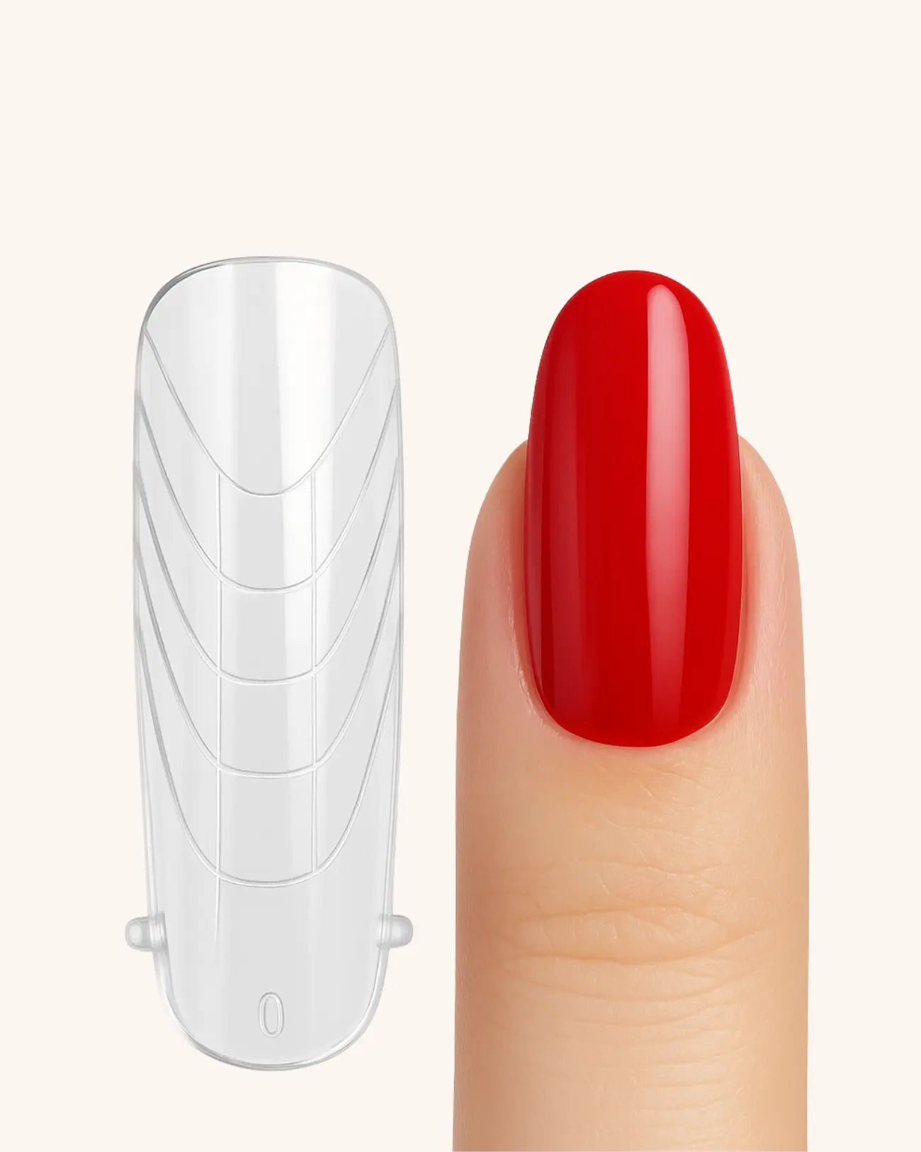 Glamnailsprofessional Dual Form Nageltips | Rund (120 stycken)