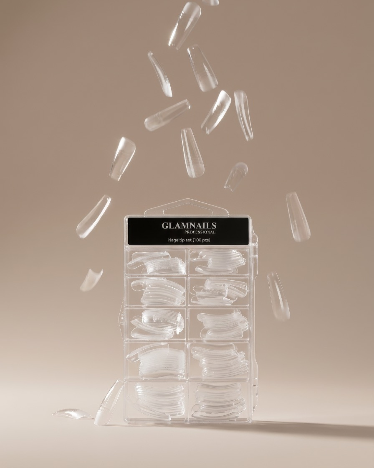 Glamnailsprofessional Gezondheid & beauty > Nagelverzorging > Nageltools Nageltip Set (100 stuks)