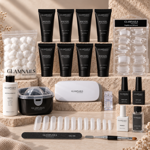 Polygel Startset | 4+4 Gratis Färger 