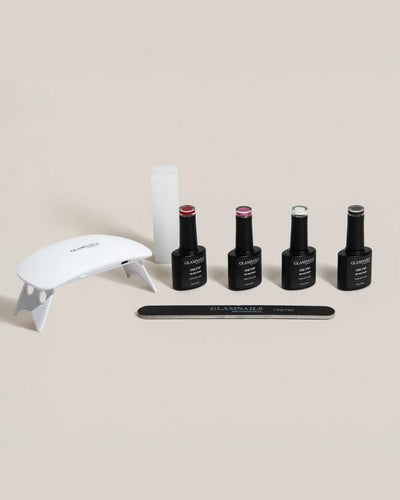 Glamnailsprofessional Hälsa & skönhet > Nagelvård > Nagelgel 3-i-1 One Step Gellak Premium Starter Set | 2+2 gratis färger